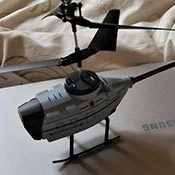 Odessey Helidrone on laptop